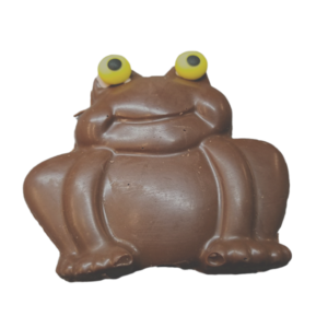 milk chocolate frog shape