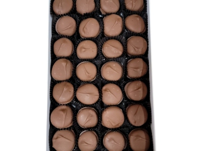 round creamy mint patties