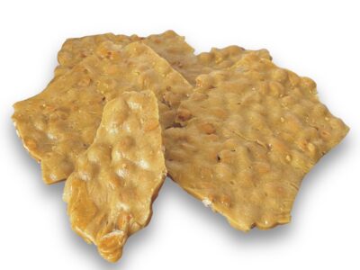 peanut brittle in a pile
