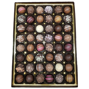 colorful truffle assortment