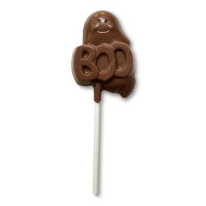 chocolate boo ghost lollipop