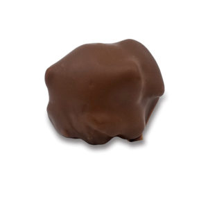 pecan clair, a creamy vanilla cream center rolled in pecans and covered with milk chocolate