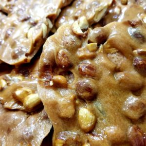 Peanut brittle, a buttery,crunchy, nutty goodness