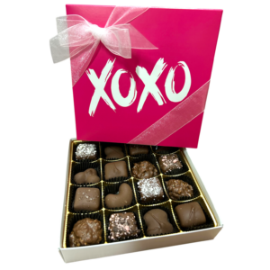 "XOXO" Nuts & Caramels Assortment
