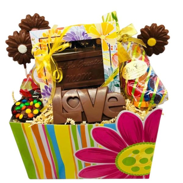 summertime fun box filled with chocolate treats