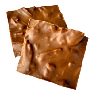 milk chocolate with potato chips mixed in