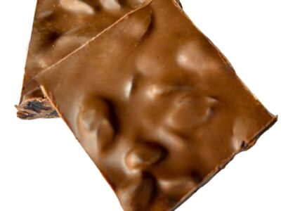 milk chocolate mixed with juicy raisins